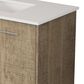 Lexora Home Lancy 36" Single Bathroom Vanity in Rustic Acacia with 2 cm White Cultured Marble Top and Rectangular Sink, , large