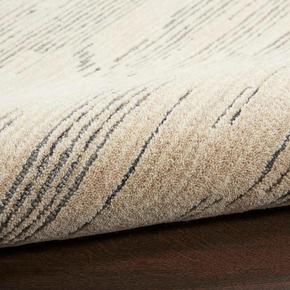 Nourison Ma30 Star 5&#39;3&quot; x 7&#39;3&quot; Ivory and Grey Area Rug, , large