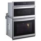 LG 2-Piece Kitchen Package with Print Proof Stainless Steel 6.4 Cu. Ft. Smart Combination Wall Oven and Black 36" Electric Cooktop, , large