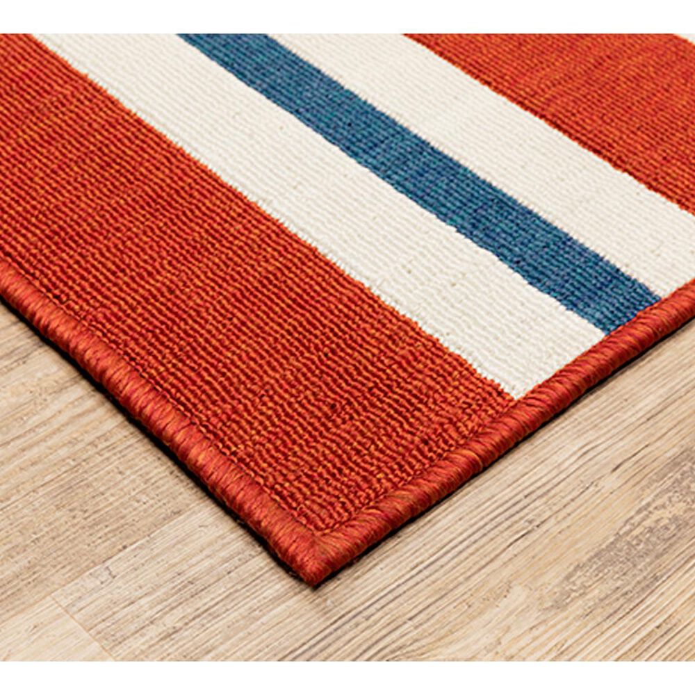 Oriental Weavers Meridian 5&#39;3&quot; x 7&#39;6&quot; Red Area Rug, , large