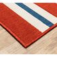 Oriental Weavers Meridian 5"3" x 7"6" Red Area Rug, , large