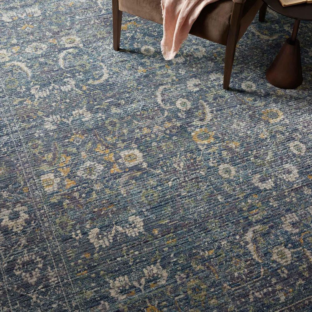 Loloi Bradbury 7&#39;10&quot; x 10&#39; Ocean and Gold Area Rug, , large