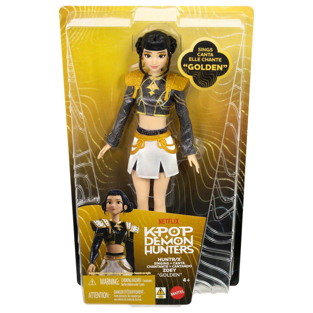 Kpop Demon Hunter Zoey "Golden" Singing Fashion Doll, , large