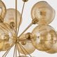 Troy Lighting Ellory 46" 13-Light Chandelier in Patina Brass, , large
