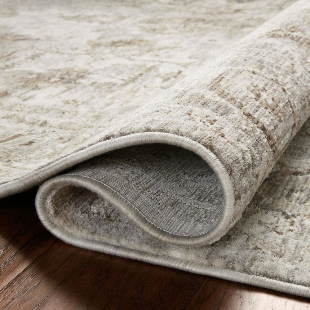 Amber Lewis x Loloi Honora Grey and Taupe 6&#39;7&quot; x 9&#39;2&quot; Area Rug, , large