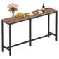 FDW 71" Bar Height Pub Table in Brown and Black, , large
