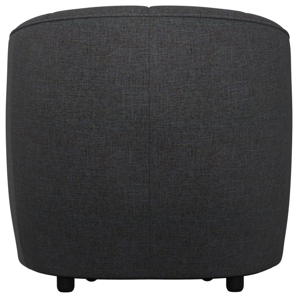 Golden Wave Furniture Elliot Accent Chair and Ottoman with Casters in Charcoal, , large