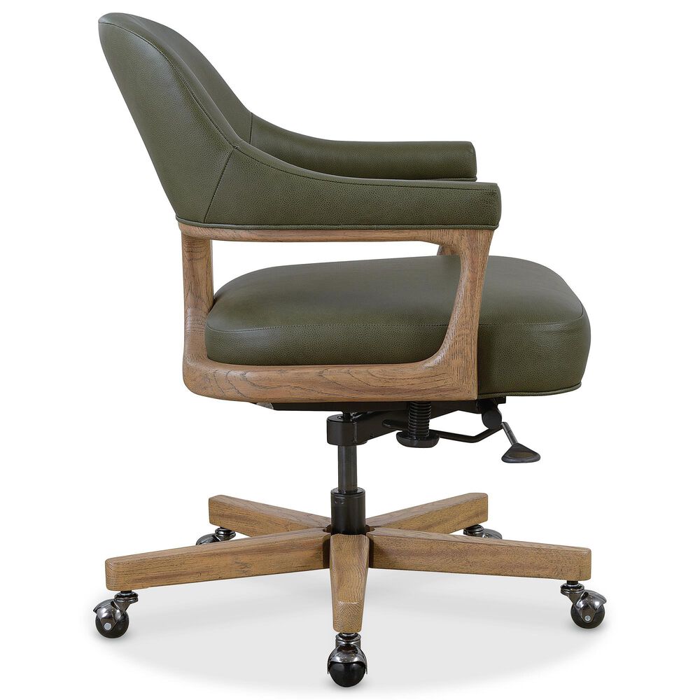 Hooker Furniture Briar Executive Swivel Tilt Chair in Light Transparent, , large