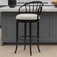 Armen Living Luther Counter Height Stool in Dark Brown, , large