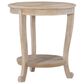 Linon Home Decor Aubert Round Side Table in Natural, , large