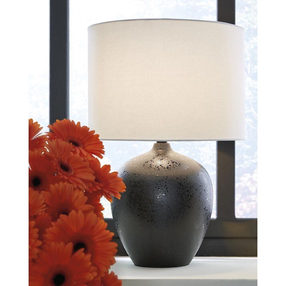 Ashley Ladstow Table Lamp in Black, , large