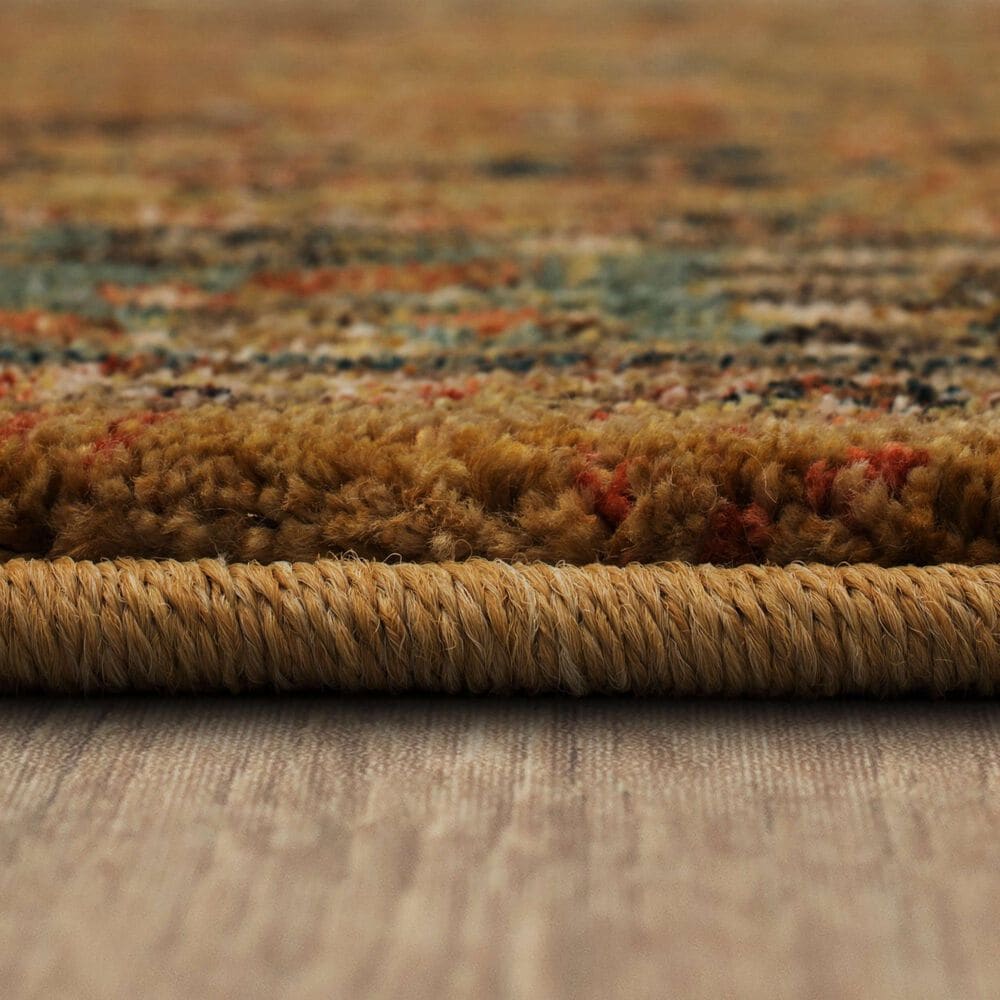 Karastan Spice Market Myanmar Tobacco 5'3" x 7'10" Area Rug, , large