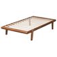 Baxton Studio Kaia Twin Platform Bed Frame in Walnut Brown, , large