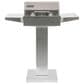 Coyote Outdoor Electric Grill with Pedestal Stand in Stainless Steel, , large