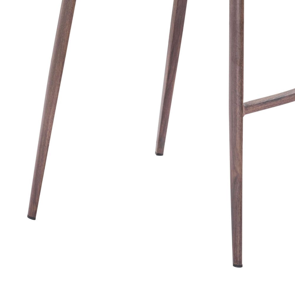 Zuo Modern Ace Bar Stool in Gray and Dark Brown &#40;Set of 2&#41;, , large