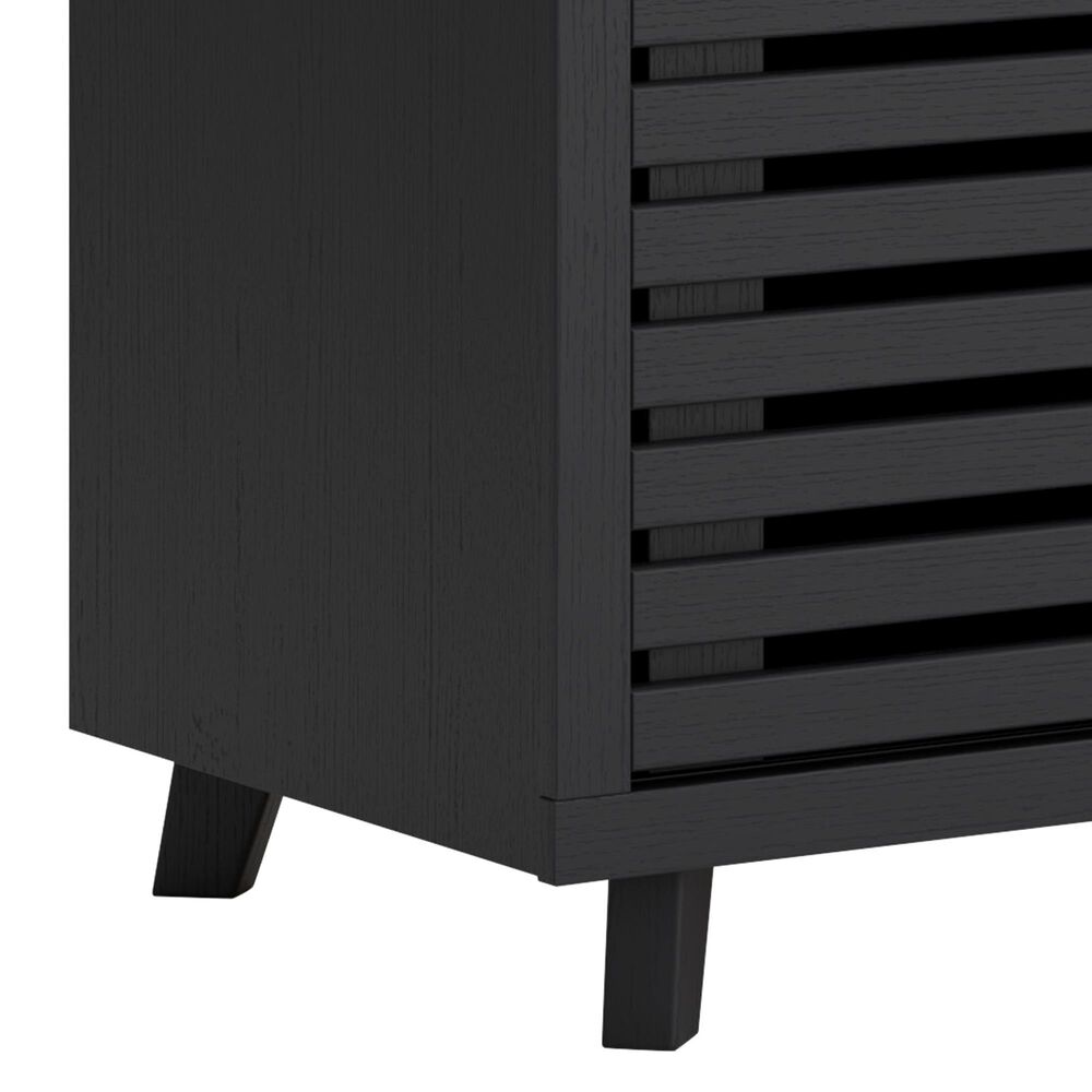 Ashley Danziar 72&quot; TV Stand in Matte Black, , large