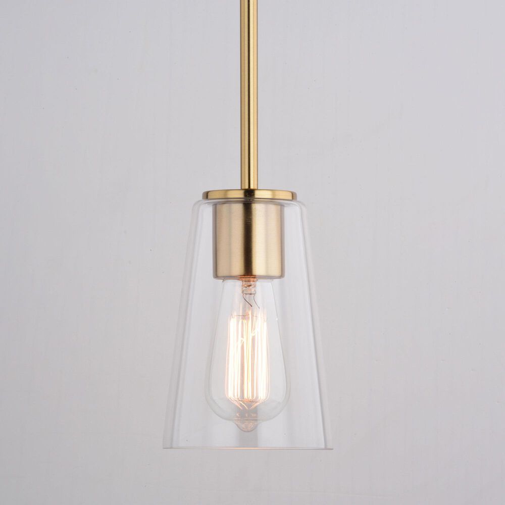 Vaxcel Beverly 1-Light Pendant in Muted Brass, , large