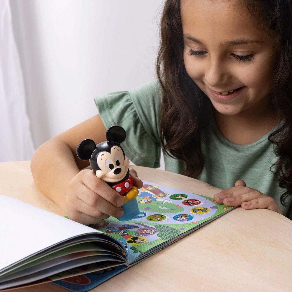 Melissa &amp; Doug Disney&#39;s Mickey Mouse 24-Page Activity Pad and Sticker Stamper in Multicolor, , large
