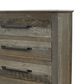 Fallridge Loft Brown 5 Drawer Chest in Gray and Brown, , large