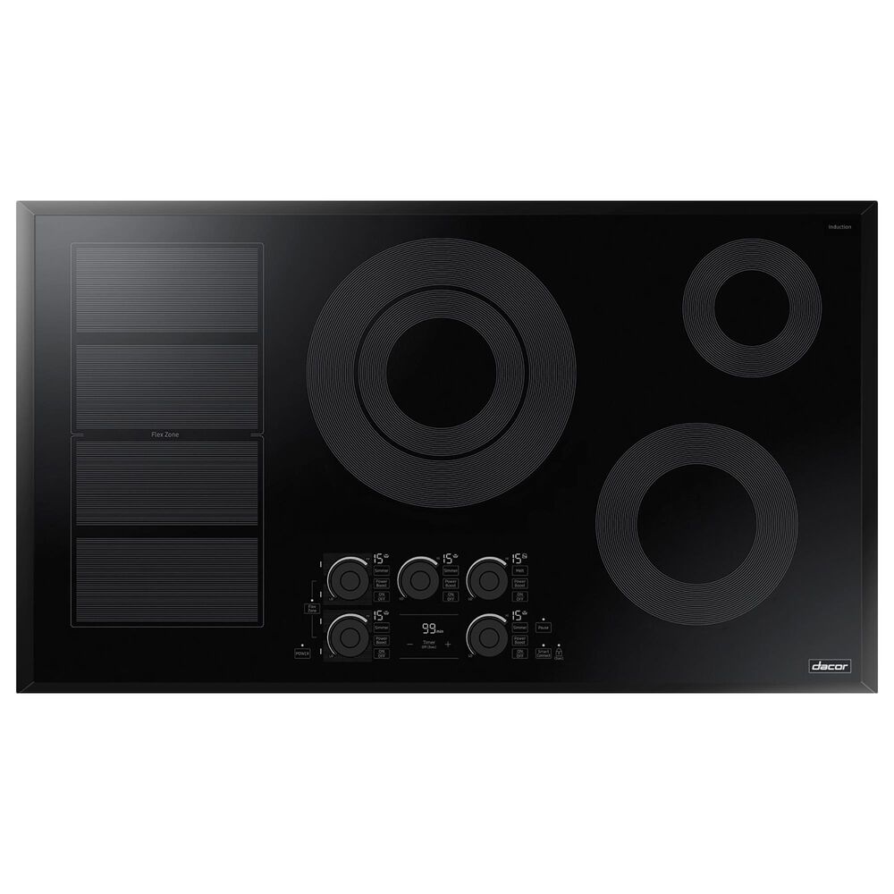 Dacor 36" Induction Cooktop with 5-Elements in Black, , large