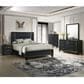 Crown Mark Charlie 4-Piece Full Panel Bedroom Set in Charcoal, , large