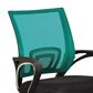 CorLiving Workspace Office Chair with Teal Mesh Back, , large