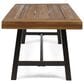 Hearth and Haven Carlisle Patio Coffee Table in Natural, , large