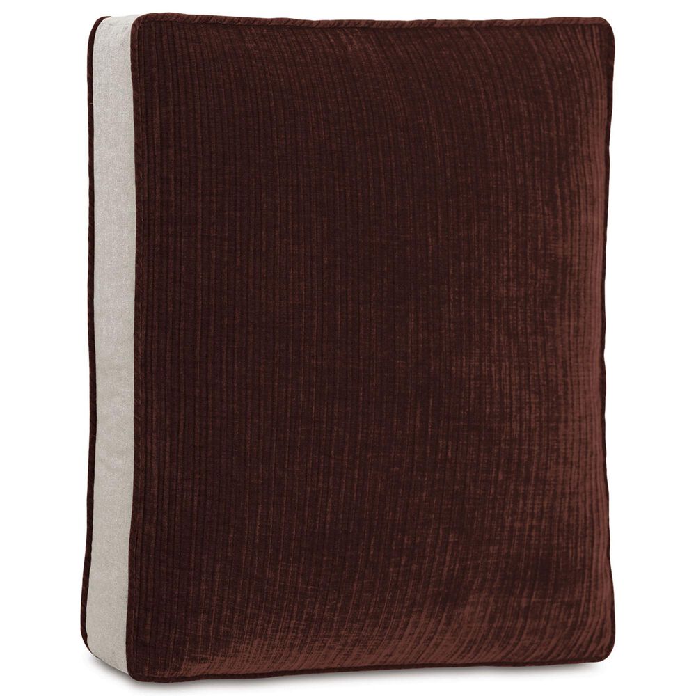 Eastern Accents Rufus 27&quot; Square Euro Sham in Zeta Copper and Hamish Almond, , large