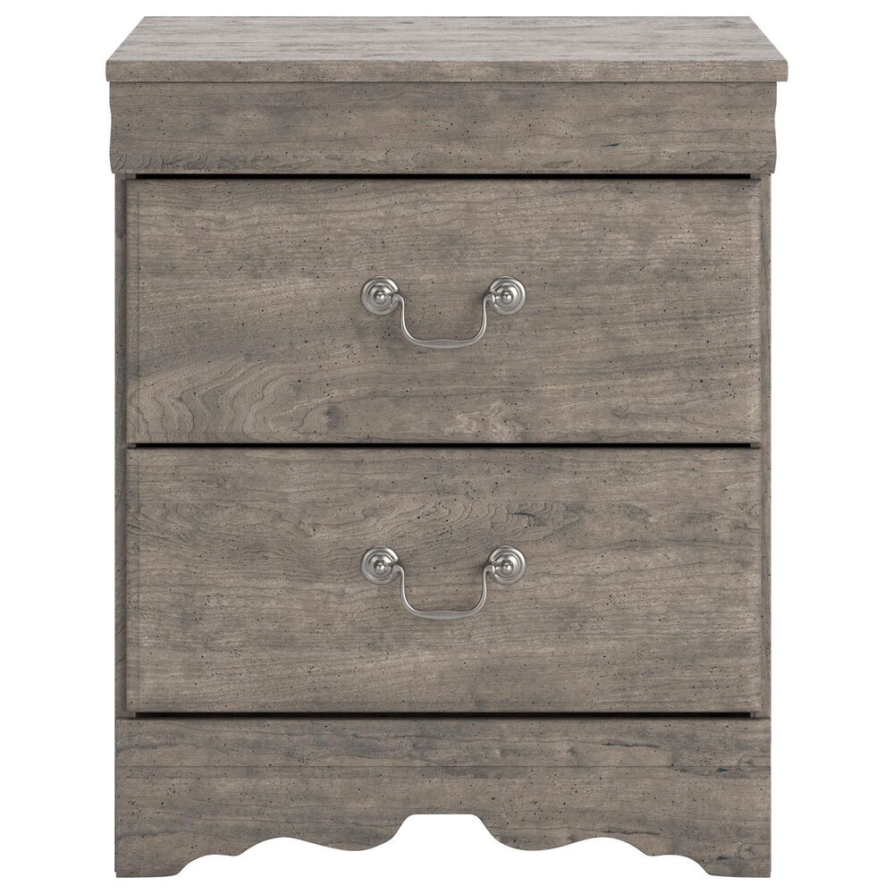 Signature Design by Ashley Bayzor 2-Drawer Nightstand in Warm Gray Vintage, , large