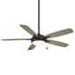 Minka-Aire Lun Aire 54" Ceiling Fan with LED Light in Coal, , large