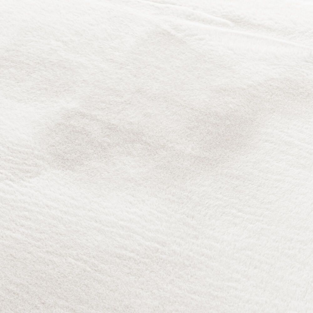 Central Oriental Avid Faux Fur Ivory 7'6" x 9'6" Area Rug, , large