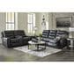 Ashley Warlin Power Reclining Sofa in Black, , large