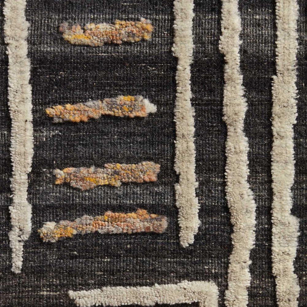 Loloi Naomi 2&#39; x 3&#39; Charcoal and Natural Area Rug, , large
