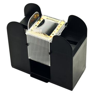 Timberlake Poker 6-Deck Automatic Card Shuffler in Black, , large