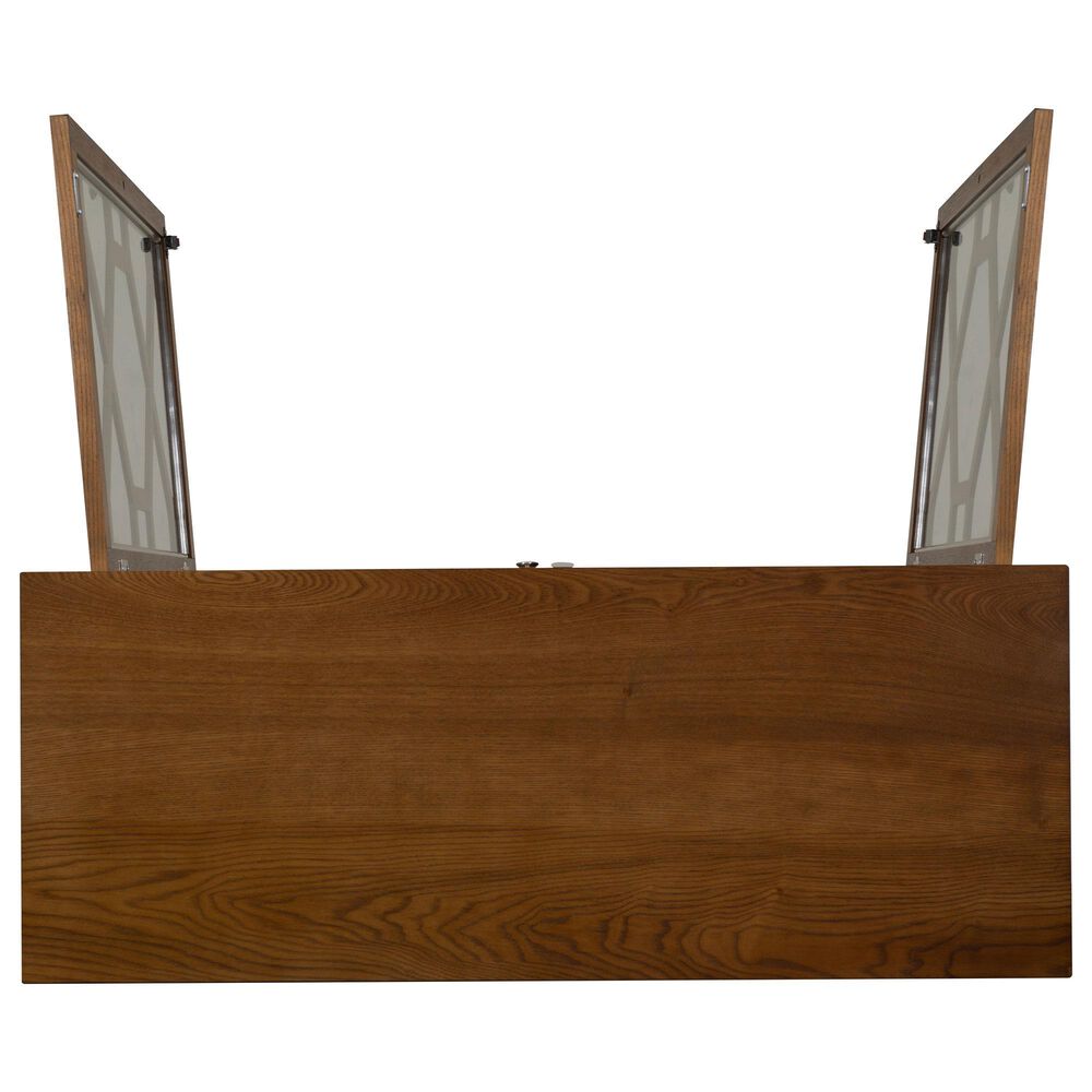 Linon Home Decor Fetti Large Cabinet in Brown, , large