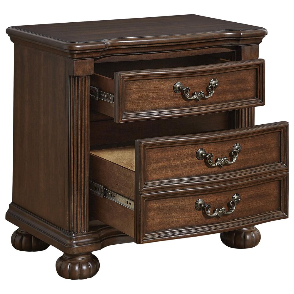 Ashley Lavinton 5-Piece King Bedroom Set in Rich Cherry Brown, , large