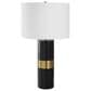 Uttermost 27" Table Lamp in Black and Gold, , large