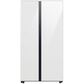 Samsung Bespoke Bespoke Side-by-Side Refrigerator (28 cu. ft.) with Beverage Center in White Glass, , large