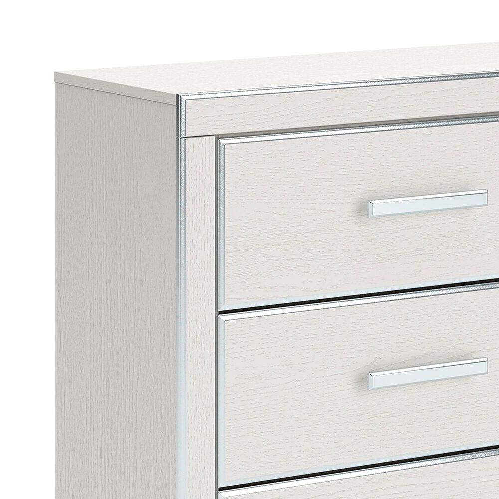 Ashley Zuraleus 3-Piece Queen Upholstered Panel Bedroom Set in Matte White, , large