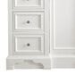 James Martin Vanities De Soto 48" Single Bathroom Vanity in Bright White with 3 cm Eternal Marfil Quartz Top and Rectangular Sink, , large