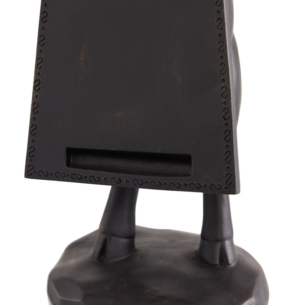 Maple and Jade 7&quot; x 17&quot; Farmhouse Resin Decorative Sign in Black, , large