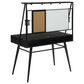 Coaster Jessie Writing Desk with Whiteboard and USB in Black, , large