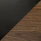 Lumisource Lombardi Desk Chair with Black Cushion in Walnut and Black, , large