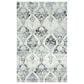 RIZZY Couture 5" x 8" Ivory and Black Area Rug, , large