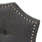 Baxton Studio Aurora King Upholstered Headboard in Dark Grey, , large