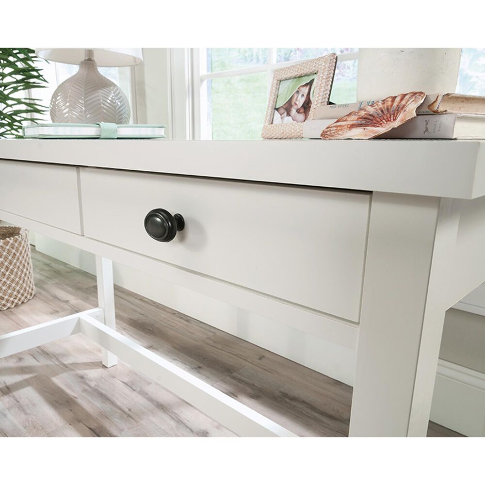 Sauder County Line Writing Desk in Soft White, , large