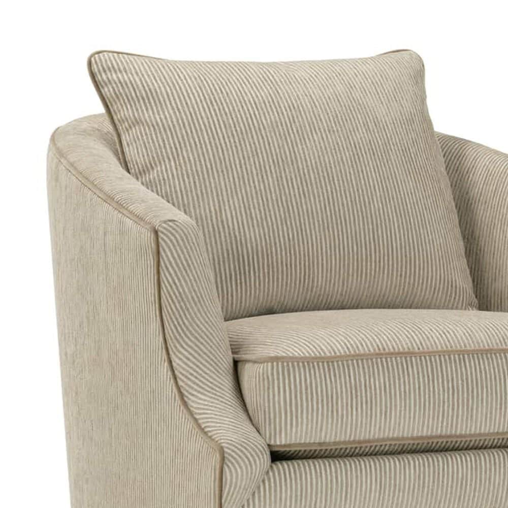 Rowe Furniture Emmerson Swivel Chair in Straw and Nugget, , large