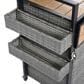 HOMLUX 53" Wicker Outdoor Kitchen Island in Grey, , large