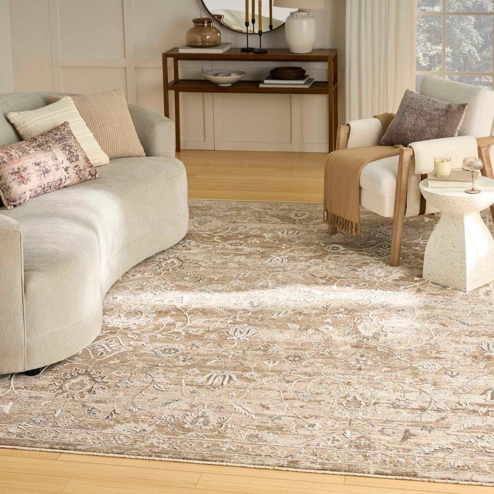Nourison Retreat RET01 Beige 7'10" x 10' Area Rug, , large