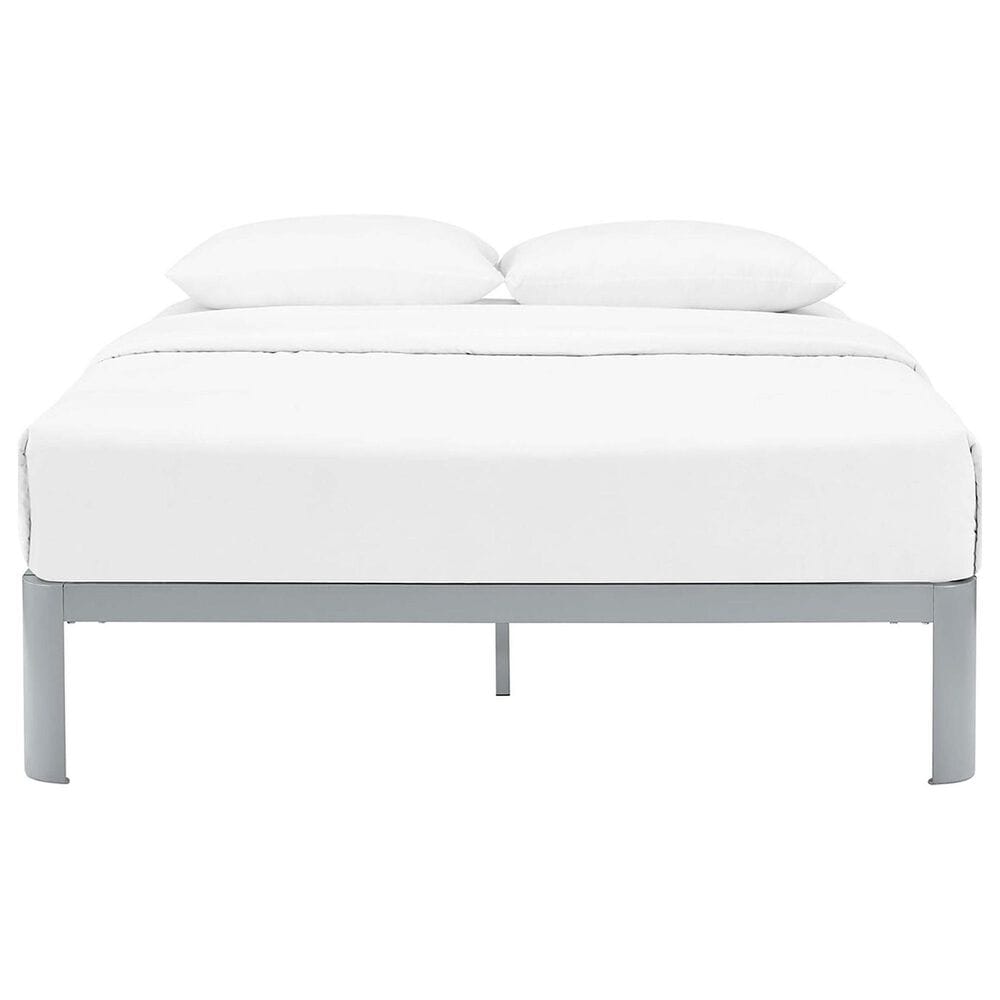 Modway Corinne Queen Platform Bed Frame in Gray, , large